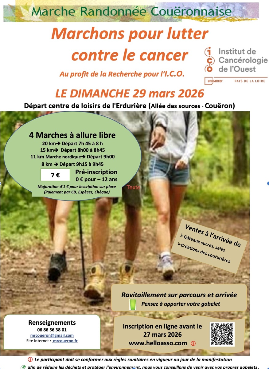 Marche Rando Couéronnaise le 29 mars