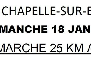 Brevet Audax de 25 km du 18 janvier 2026 La Chapelle sur Erdre