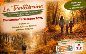 🥾 LA TREILLIÉRAINE – Dimanche 11 octobre 2026